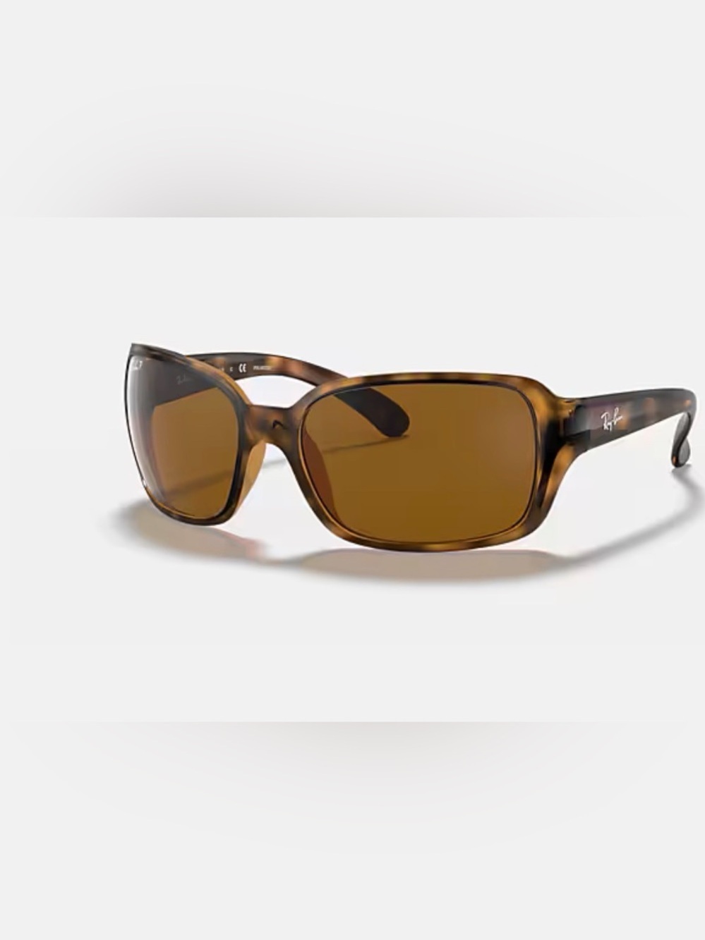 Ray-Ban Polarized Tortoiseshell Brown Swim Sunglasses